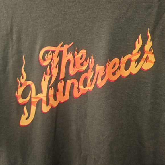 MENS ADAM BOMB GREEN SHORT SLEEVE TEE SHIRT. "THE HUNDREDS ". SIZE LARGE. NWOT - Picture 2 of 4